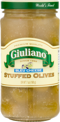 Giuliano Bleu Cheese Stuffed Olives Perspective: front