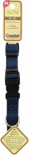 Coastal Indigo Soy Pet Collar Perspective: front