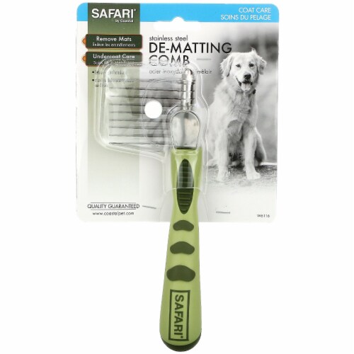 Coastal Pet Products 770053 W6116 De-Matting Comb Perspective: front