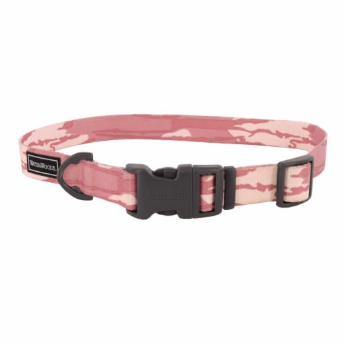 Water & Woods™ Pet Collar - Pink Camo Perspective: front