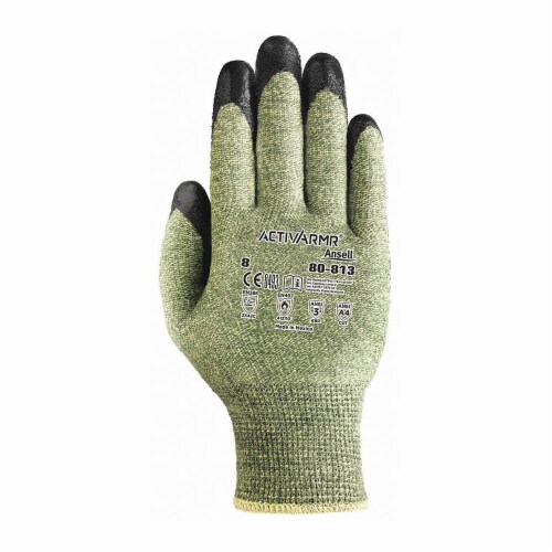 Ansell Cut Resistant Gloves Green Blck Sz 11 PR 80 813 1 King Soopers