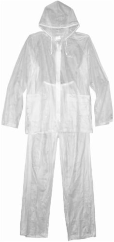 Coleman Lightweight PVC Rain Suit - Clear - Large, L - Baker’s