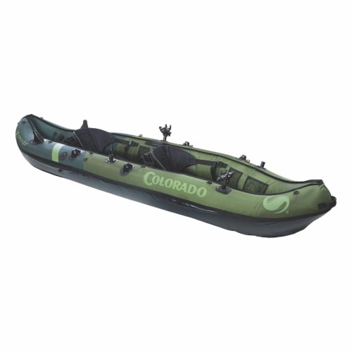 Sevylor Colorado 2 Person Inflatable Fishing Kayak with Adjustable