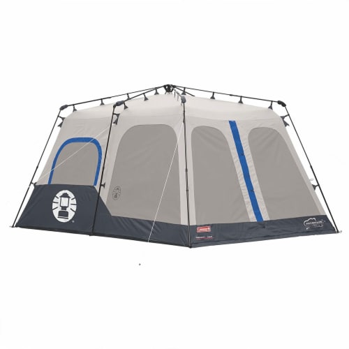Coleman 8 Person Instant Cabin Camping Fabric Family Tent with Integrated Rainfly 1 Piece Kroger