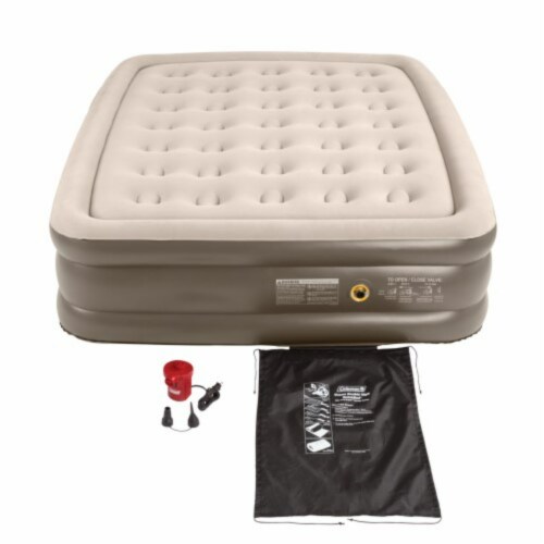 Coleman quickbed airbed deals with pump