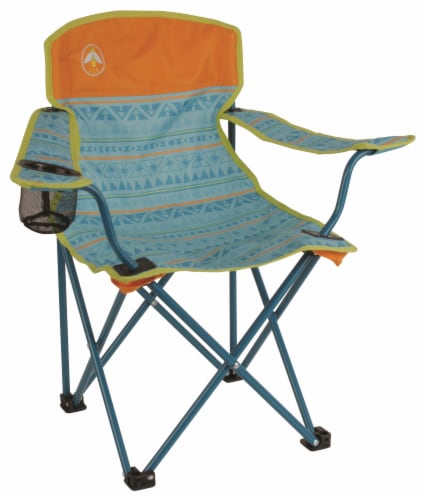 Coleman® Kids Chair Quad - Teal Perspective: front