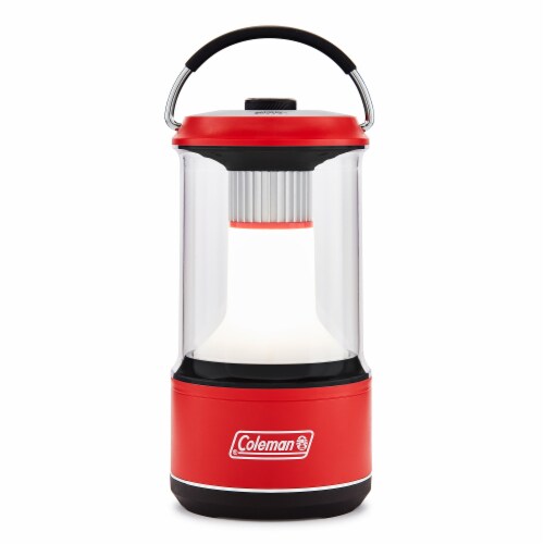 Coleman 800 Lumens LED Outdoor Camping Light Lantern with BatteryGuard, Red Perspective: front