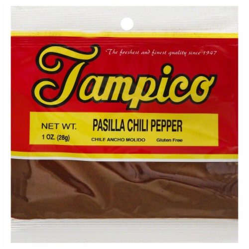 Tampico Pasilla Chili Pepper Perspective: front