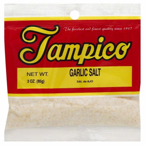 Tampico Garlic Salt Perspective: front