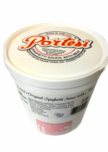 Portesi Spaghetti Sauce with Meat Frozen Meal Perspective: front