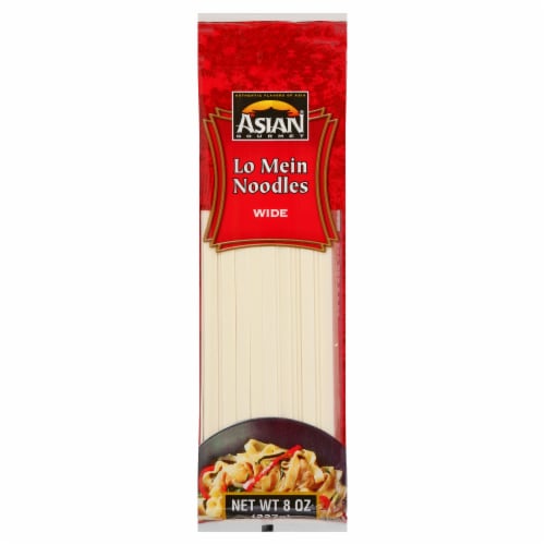Asian Gourmet® Wide Lo Mein Noodles Perspective: front