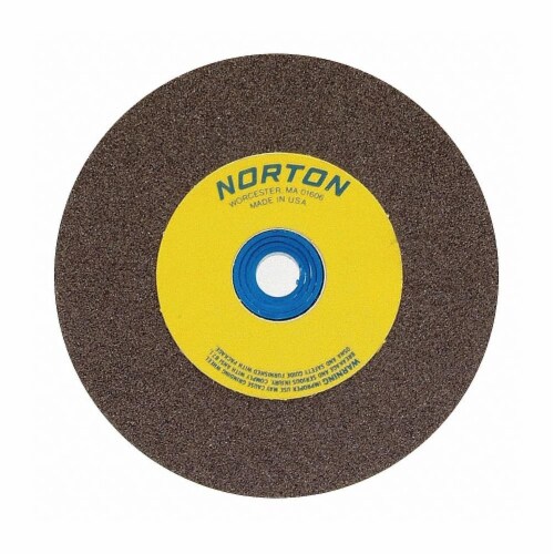 Norton Abrasives Grinding Wheel,T1,8x1x1,36/46G,Brown  07660788286 Perspective: front