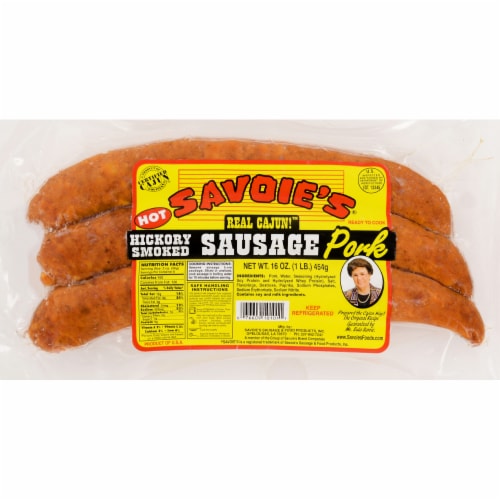 Savoie's® Real Cajun™ Hot Smoked Sausage Perspective: front