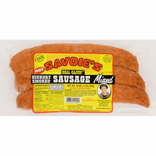 Savoie's® Hot Mixed Hickory Smoked Sausage Perspective: front