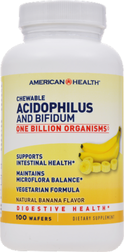 American Health Chewable Acidophilus Perspective: front