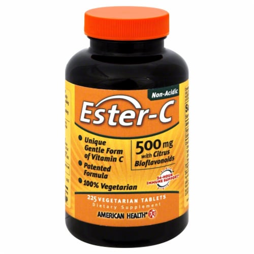 Ester-C Vegetaran Tablets Perspective: front