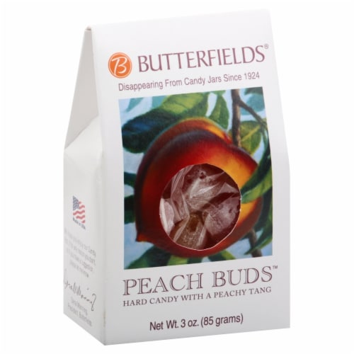 Butterfields® Peach Buds™ Hard Candy Perspective: front