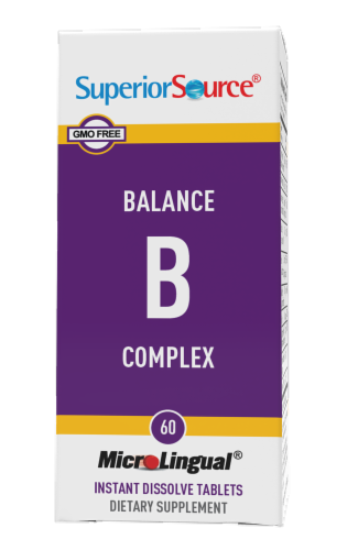 Superior Source Balance B Complex Tablets Perspective: front