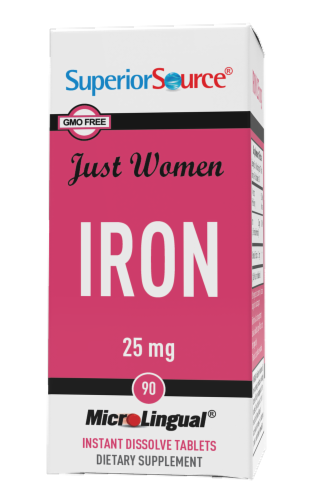 Superior Source Just Women Iron Tablets Perspective: front
