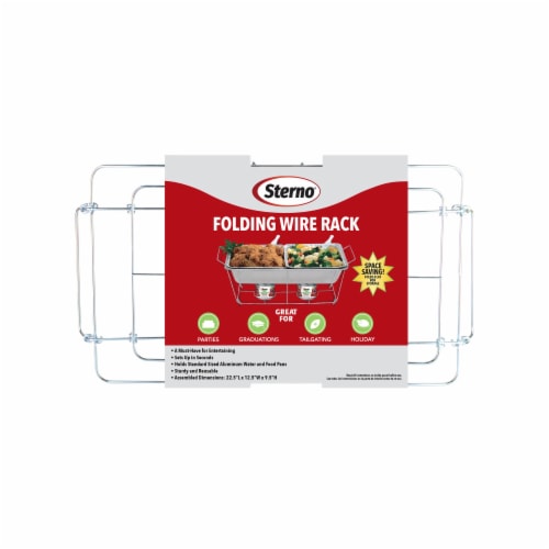 Sterno® Wire Chafing Dish Rack Perspective: front