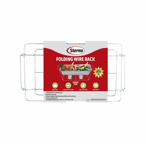 Sterno® Wire Chafing Dish Rack Perspective: front