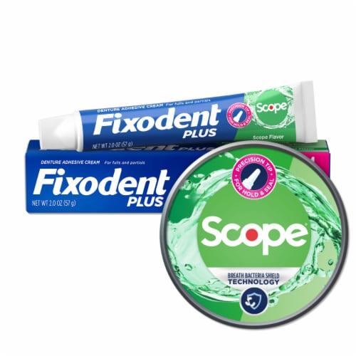 Fixodent Denture Adhesive Cream, Original - 2.4 oz tube