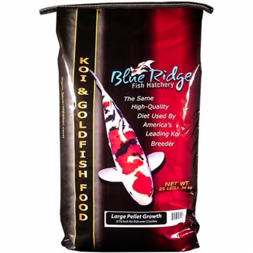 Blue Ridge 10251 Floating Large Pellet Growth Fish Food - 25 lbs Perspective: front