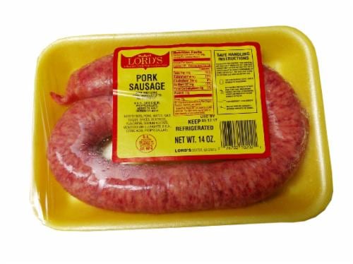 Lord's Pork Mild Sausage Perspective: front