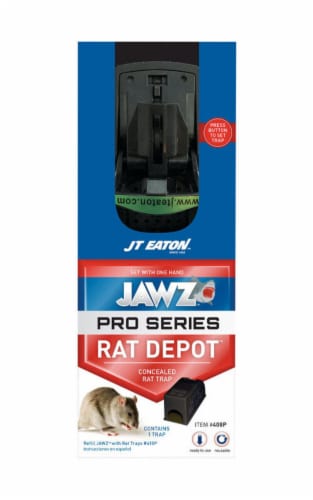 JT Eaton 7567282 JAWZ Pro Series Rat Depot Small Concealed Animal Trap for  Rats, 1 - Fred Meyer