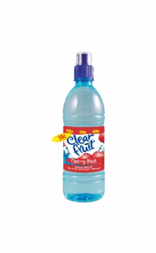 Clearfruit Naturally Flavored Cherry Blast Non-Carbonated Water Beverage Perspective: front