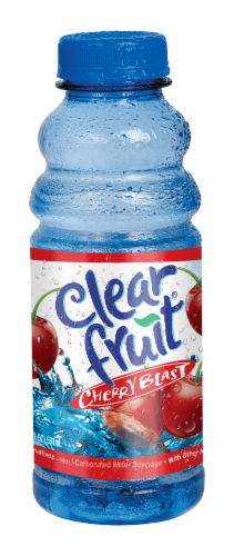 Clearfruit Cherry Blast Bottled Water Perspective: front