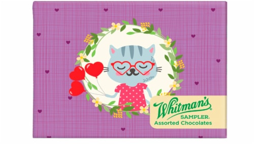 Whitman's Sampler Assorted Chocolates Perspective: front