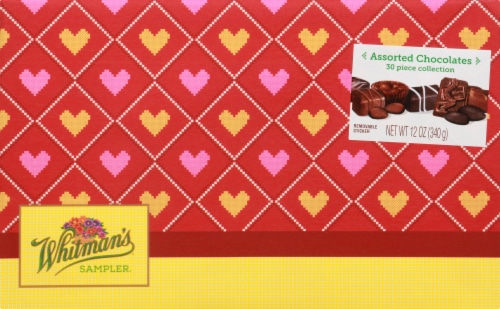 Whitman's Sampler Assorted Boxed Chocolates Perspective: front