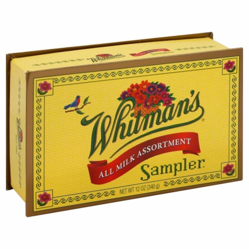 Whitman's Sampler Milk Chocolate Boxed Chocolate Perspective: front