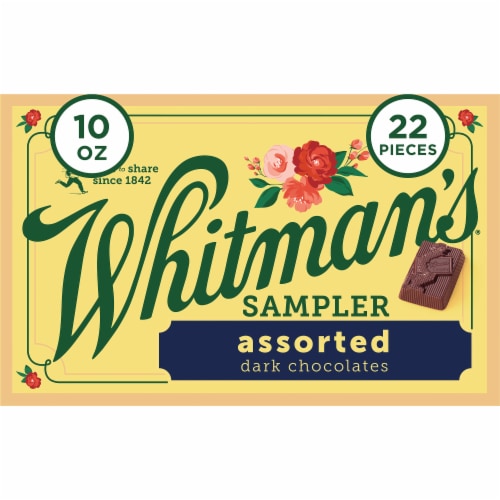 WHITMAN'S SAMPLER Assorted Dark Chocolate Gift Box Perspective: front