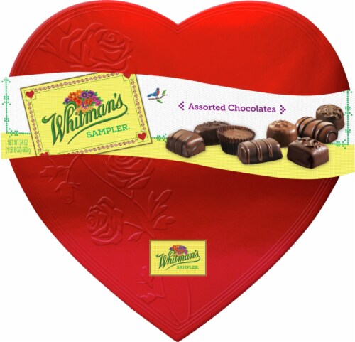 Whitman's Sampler Assorted Fine Chocolates Perspective: front