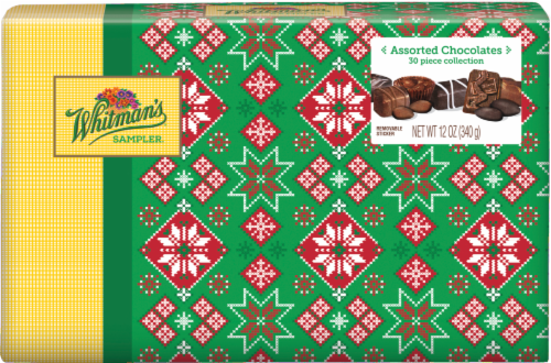 Whitman's Assorted Chocolates Holiday Boxed Collection Perspective: front
