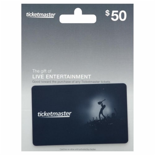Ticketmaster sales gift card