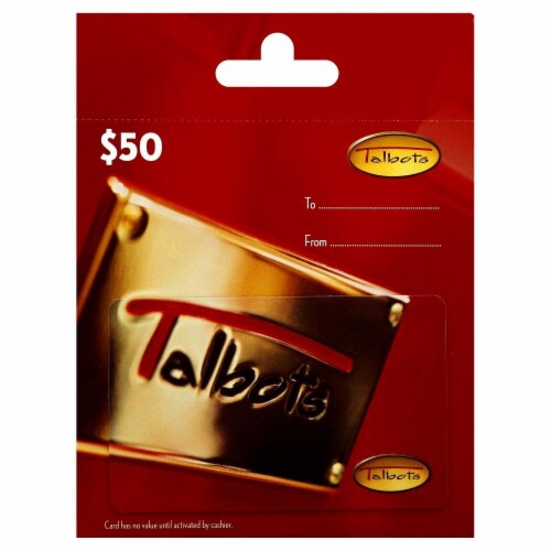 Talbots 50 Gift Card 1 ct Mariano s