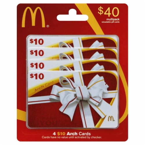 Mcdonald S 40 Gift Card Multipack 1 Ct Ralphs