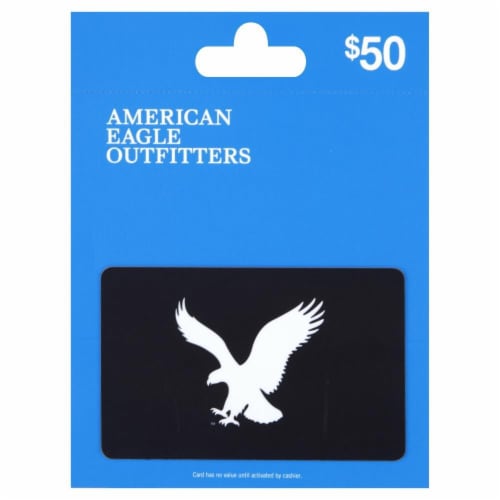 American Eagle $50 Gift Card Perspective: front