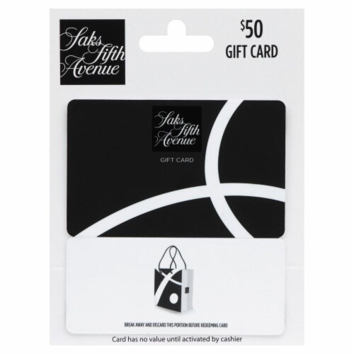 Saks Fifth Avenue $50 Gift Card, 1 ct - Kroger