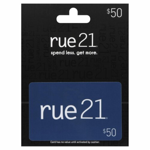 Rue21 $50 Gift Card Perspective: front