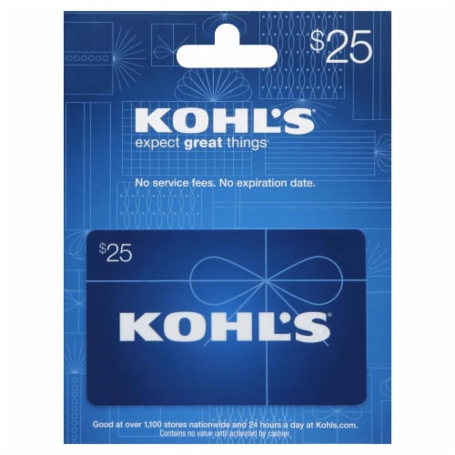 Kohl's 25 Gift Card, 1 ct King Soopers