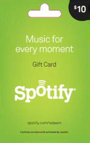 Spotify Gift Card 10 Usd Us