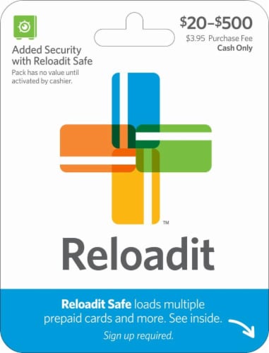 Reloadit (Load Cash to a Reloadable Debit Card) Perspective: front