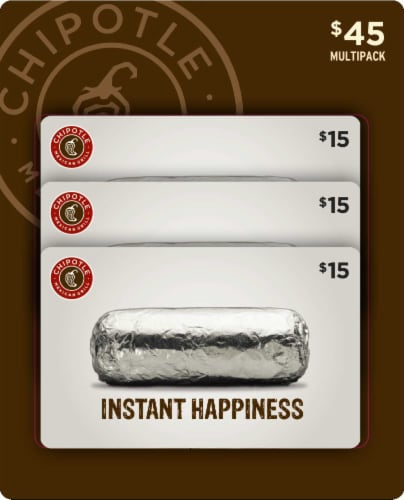 Chipotle sales gift card