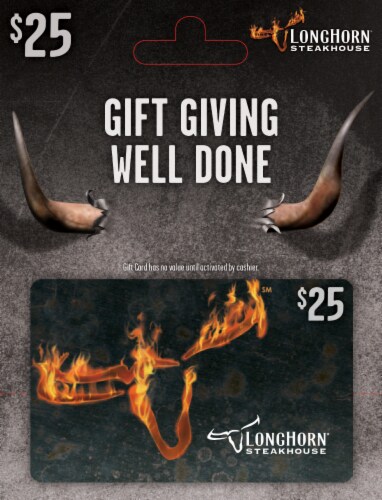 Longhorn steakhouse cheap gift card