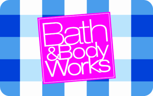 Bath & Body Works Variable Amount Gift Card Perspective: front