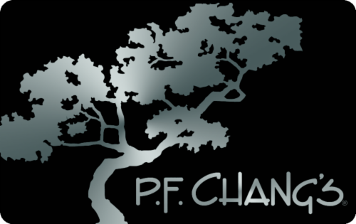 P.F. Chang's Variable Amount Gift Card Perspective: front